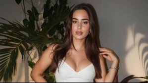 Melina Noto destaca su silueta de embarazada con un vestido nude y botas color camel