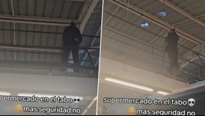 Desde las alturas: Difunden inusual medida para identificar a mecheros en supermercados Desde las alturas: Difunden inusual medida para identificar a mecheros en supermercados