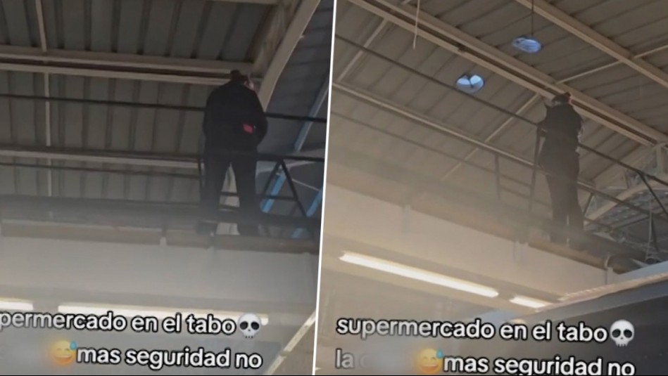 Desde las alturas: Difunden inusual medida para identificar a mecheros en supermercados