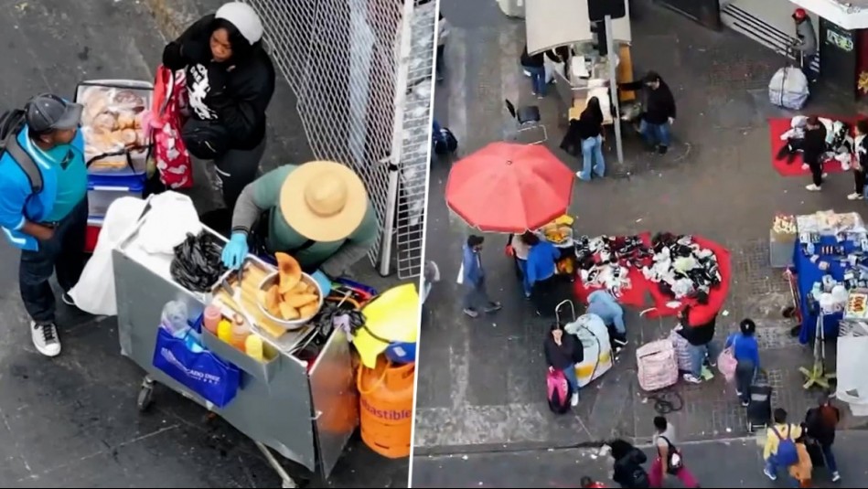 Vecinos y autoridades en problemas: Expansión de ambulantes y comida ilegal desborda Barrio Meiggs