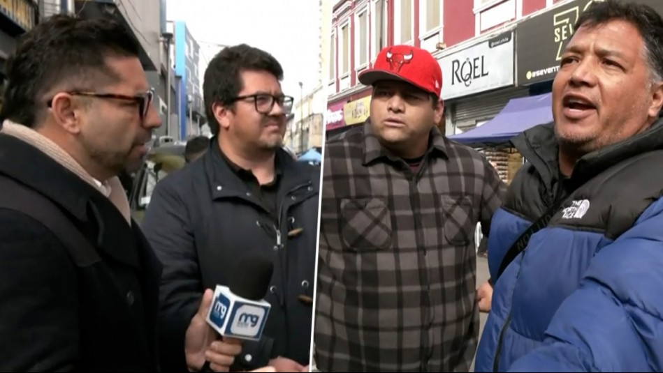 El tenso cruce de palabras entre Karim Butte y vendedores ambulantes por problema de comercio ilegal en Meiggs