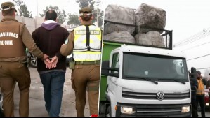 Conductores sin licencia son detenidos en San Bernardo: Uno de ellos manejaba un camión de reciclaje