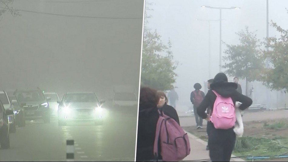 Niebla por radiación se hizo presente en Santiago este miércoles: ¿Qué es y por qué se produce?