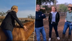 Karen Doggenweiler visitó parcela de Felipe Camiroaga: Anduvo a caballo y conversó con hermana del animador Karen Doggenweiler visitó parcela de Felipe Camiroaga: Anduvo a caballo y conversó con hermana del animador