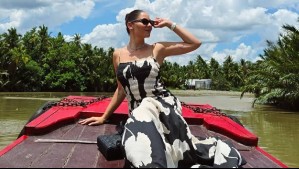 Inesperada transformación: Kel Calderón cuenta cómo terminó vestida de colores con un traje típico de Vietnam