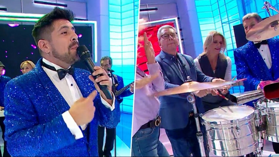 Con Jaime Leyton en los timbales: La Gran Sonora de Todos en homenaje a Tommy Rey se presentó en Mucho Gusto