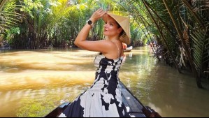 Los trucos de Kel Calderón para elevar el glamour de un look de viajera: Básicos con estilo en Vietnam