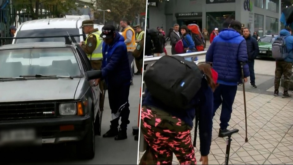 Sorprenden a conductor manejando con muletas: Circulaba sin licencia de conducir