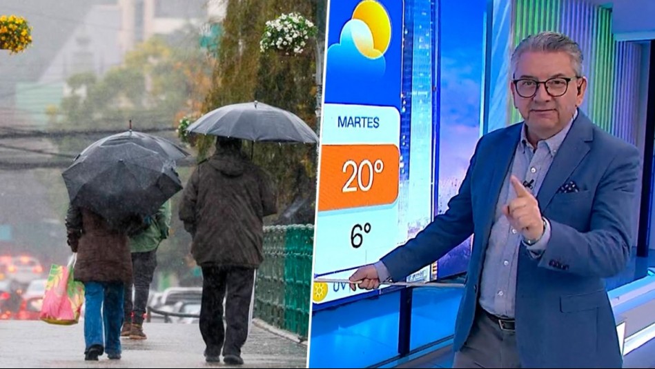 ¿Cuáles son las probabilidades de lluvia para los próximos días en Santiago?