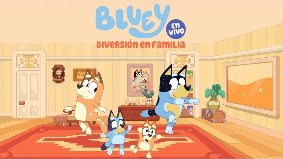 'Bluey En Vivo: Diversión en Familia' llega a Chile con show en vivo en el Movistar Arena