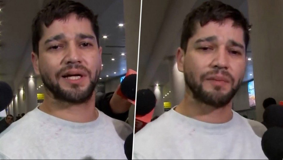 'Tirado en el suelo': Exbailarín de 'Rojo' llega en avión de chilenos deportados de EEUU y denuncia maltratos