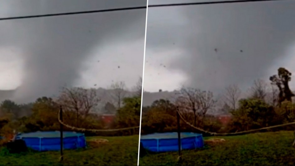 Video muestra el momento exacto en que comenzó tornado que causó estragos en Puerto Varas