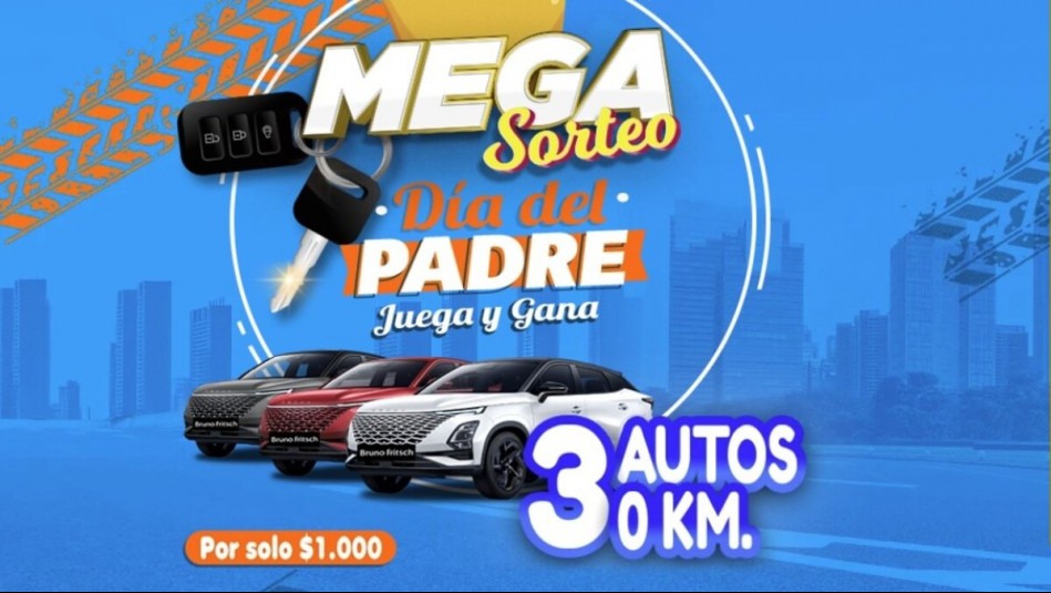 ¿Ya estás concursando? Estos son los espectaculares premios del Mega Sorteo Día del Padre