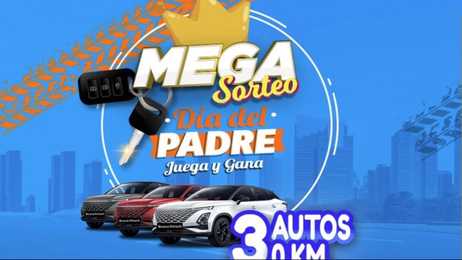 ¡Te puedes llevar un auto 0 km! ¿Cuándo es el primer sorteo del Mega Sorteo Día del Padre?