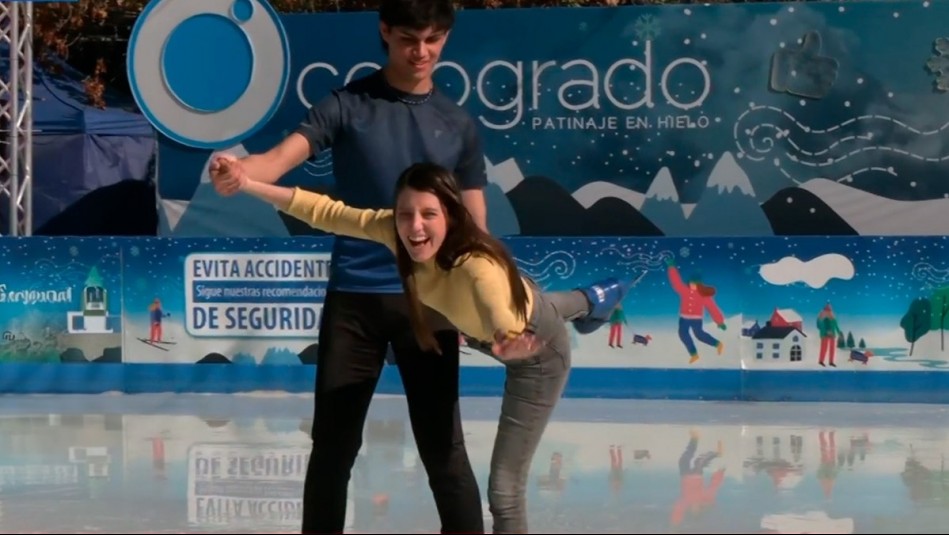 Sacó aplausos de Karen Doggenweiler: Darynka Marcic sorprende con piruetas en pista de patinaje sobre hielo