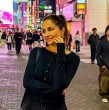 Revisa acá las postales de Francini Amaral en su viaje por Japón, visitando lugares icónicos como Shibuya.