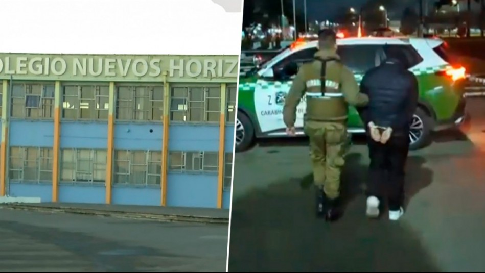Tres estudiantes heridos: Detienen a presunto involucrado en balacera en Colegio de San Pedro de la Paz