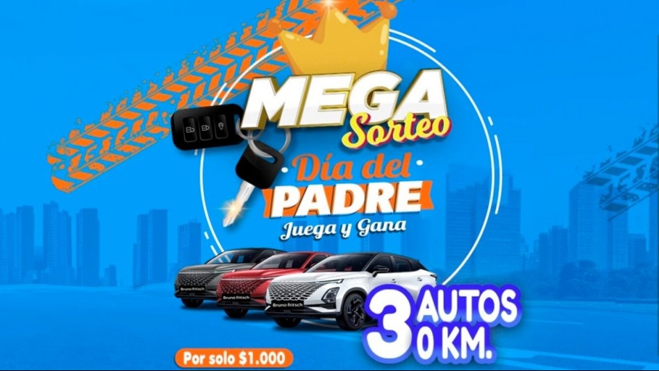 ¡Este martes es el primer sorteo! Así puedes concursar en el Mega Sorteo Día del Padre y llevarte un auto 0 km