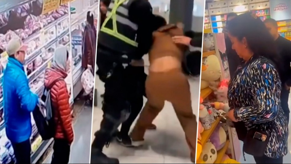 En grupo, solitarios o con guaguas: Así operan las bandas de 'mecheros' en centros comerciales y supermercados