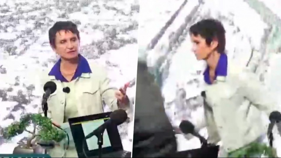 En medio de una entrevista: Video muestra la reacción de Carolina Tohá al fuerte sismo en el norte del país