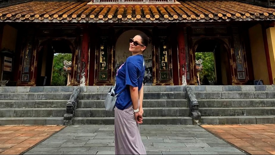 Así fue el soñado paseo en globo aerostático de Kel Calderón junto a Ignacia Antonia y Joaquín Méndez