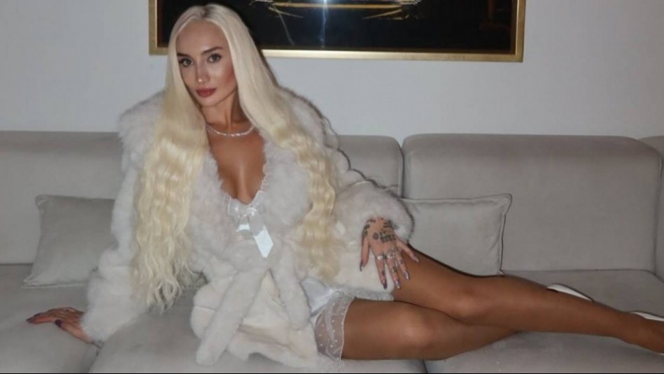 Fran Maira se transforma con ropa de lencería roja y cabello negro para una increíble puesta en escena