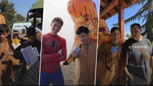 ¡Disfrazado de dinosaurio! Max Salgado mostró detrás de escena de especial grabación en Los Casablanca