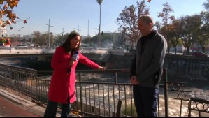 Tras caída de hombre no vidente por falta de baranda: Los riesgos que se viven en el lecho del río Mapocho