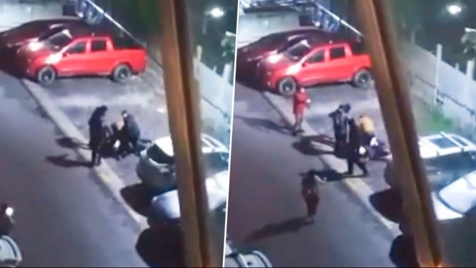 Video muestra detención ciudadana en San Miguel: Vecinos amarraron a ladrón que se escondió debajo de auto