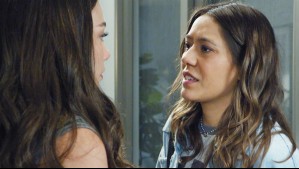 Así fue la tierna (y nerviosa) declaración de Karina a Ignacia en El Jardín de Olivia