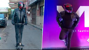 Llegó en scooter y con casco: El enmascarado que se une como nuevo integrante de Mucho Gusto