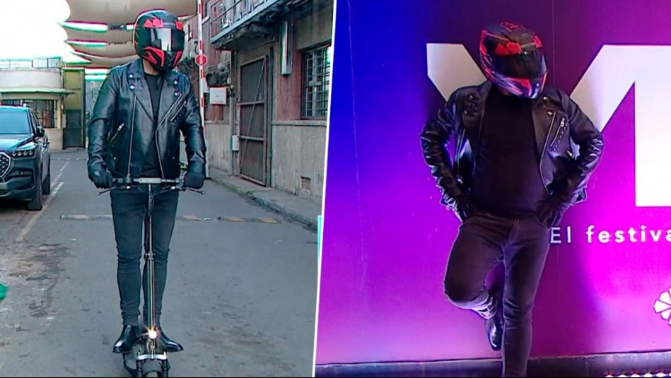 Llegó en scooter y con casco: El enmascarado que se une como nuevo integrante de Mucho Gusto