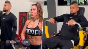 El apoyo de Sonia Isaza a Arturo Vidal compartiendo rutina de ejercicios: "Cuando uno cae, el otro lo levanta"