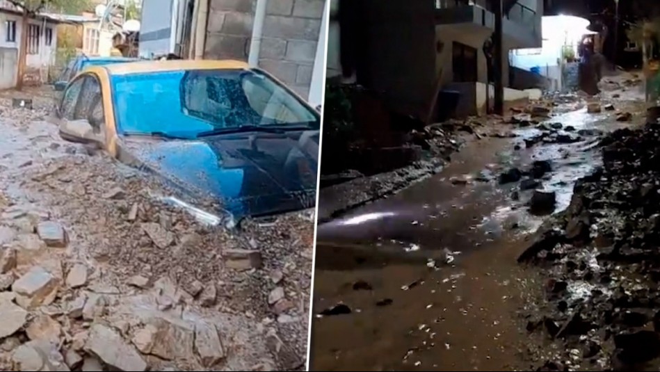 Autos atrapados y casas cubiertas con barro: Aluvión causa graves daños en el norte del país