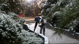 No solo lluvia: Estos sectores de la RM podrían recibir nieve tras la llegada de nuevo sistema frontal
