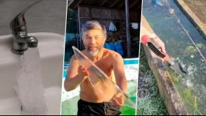 Piscinas, estanques y cañerías congeladas: Los registros del frío extremo que se siente a lo largo de Chile