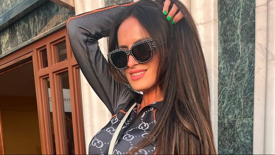 El millonario precio del radiante look que usó Adriana Barrientos en evento de modas