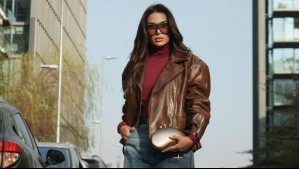 La apuesta infalible para una reunión de negocios: Lisandra Silva elige un look total black de sastrería