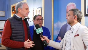 Conoció al alcalde de El Álamo: Rodrigo Sepúlveda visitó el set de Aguas de Oro junto a Álvaro Rudolphy
