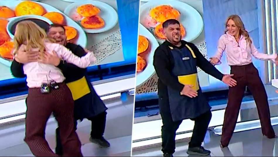 Abrazos, gritos y bailes: El eufórico reencuentro entre Karen Doggenweiler y el chef 'Serrucho'