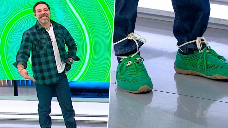 El esotérico significado detrás de comentado look de Neme: Se amarró cordones de las zapatillas en sus jeans