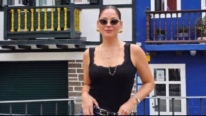 "De vestido largo y nerviosa": El romántico y elegante look de Kel Calderón para cenar en Madrid