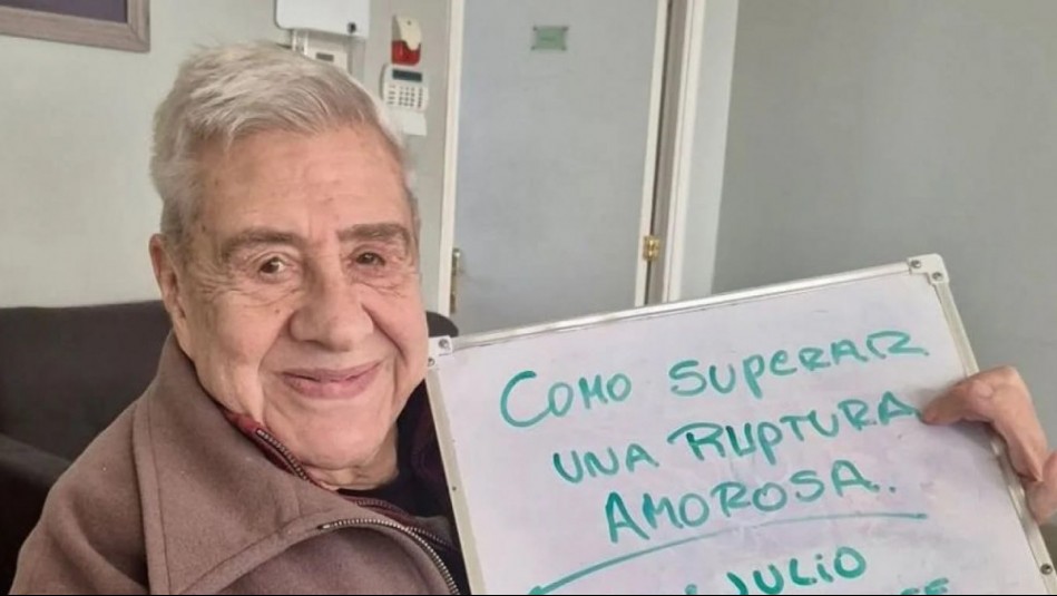 'Busca la próxima': El tierno consejo de Julio Jung para superar un quiebre amoroso desde clínica para adultos
