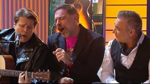 "¡Ámame!": Neme se luce cantando junto a Luis Jara y Andrés de León en Mucho Gusto