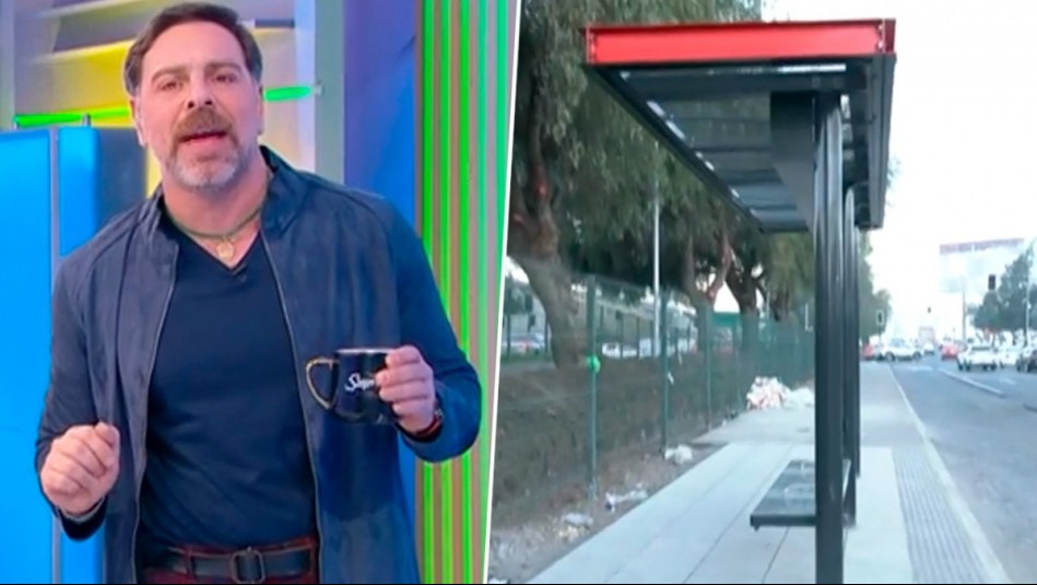 'Vivimos en el país de 'no me di cuenta'': Neme reacciona indignado a paradero de micro instalado al revés