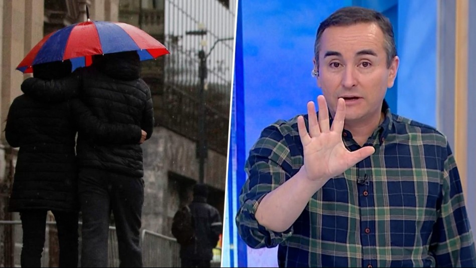 'Está la probabilidad': ¿En qué zonas de la Región Metropolitana podría llover este fin de semana?