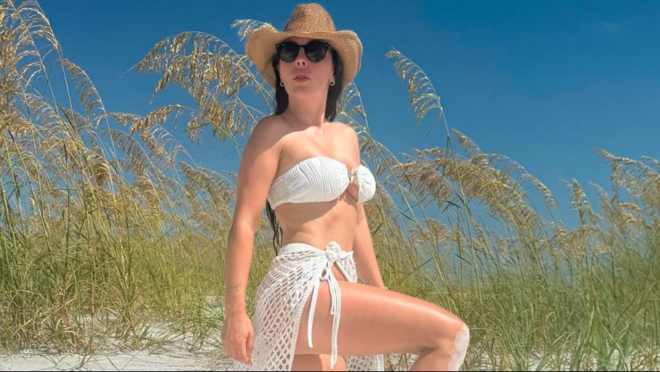 'Modo vacaciones': Daniela Aránguiz se luce con su look playero en Florida y se llena de elogios