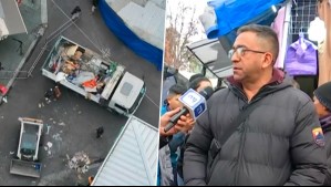 'Debieron haber avisado': Ambulantes de Meiggs reclaman por operativo y apuntan a Desbordes por no dialogar