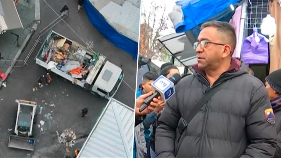 'Debieron haber avisado': Ambulantes de Meiggs reclaman por operativo y apuntan a Desbordes por no dialogar