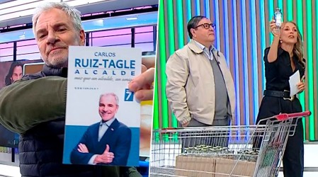 Con panfletos y botellas mágicas: Carlos Ruiz-Tagle irrumpe en MG para contar detalles de Aguas de Oro